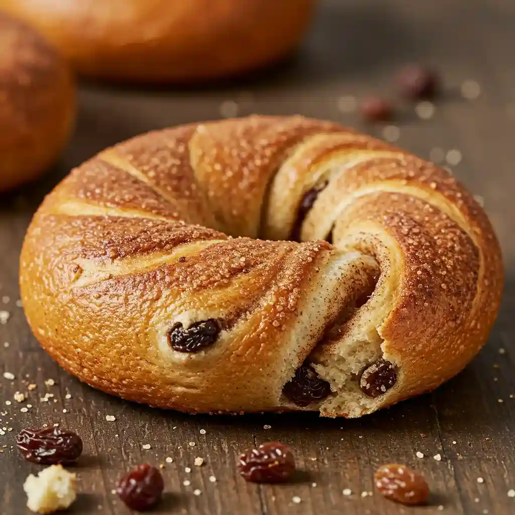 cinnamon raisin bagel